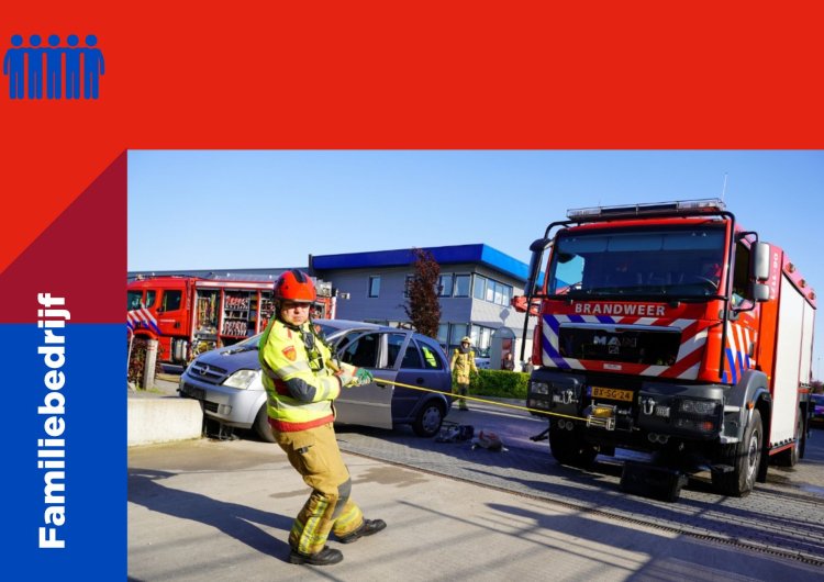 Brandweerkorps Ermelo traint bij St vd Brink