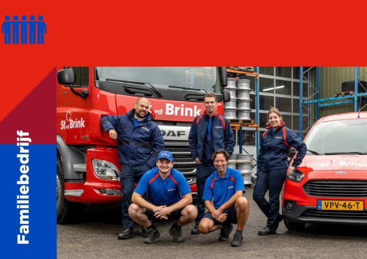 Nieuwe bedrijfskleding voor St vd Brink