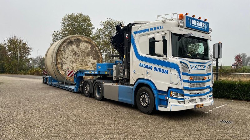 Exceptioneel vervoer door Bremer Transport
