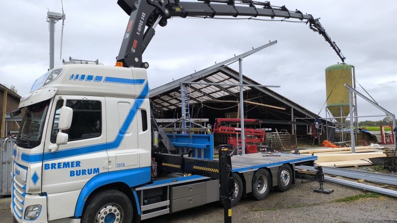 Autolaadkraan Bremer Transport