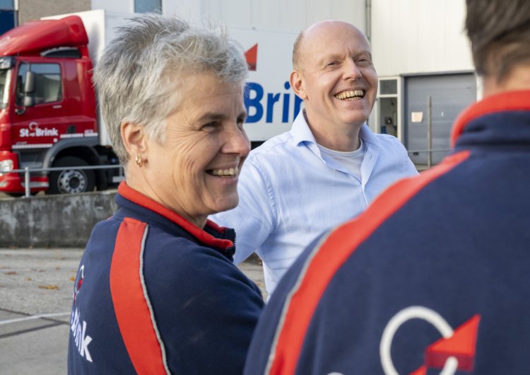 Collega's van St vd Brink in gesprek met Martijn Brals (Diversi)