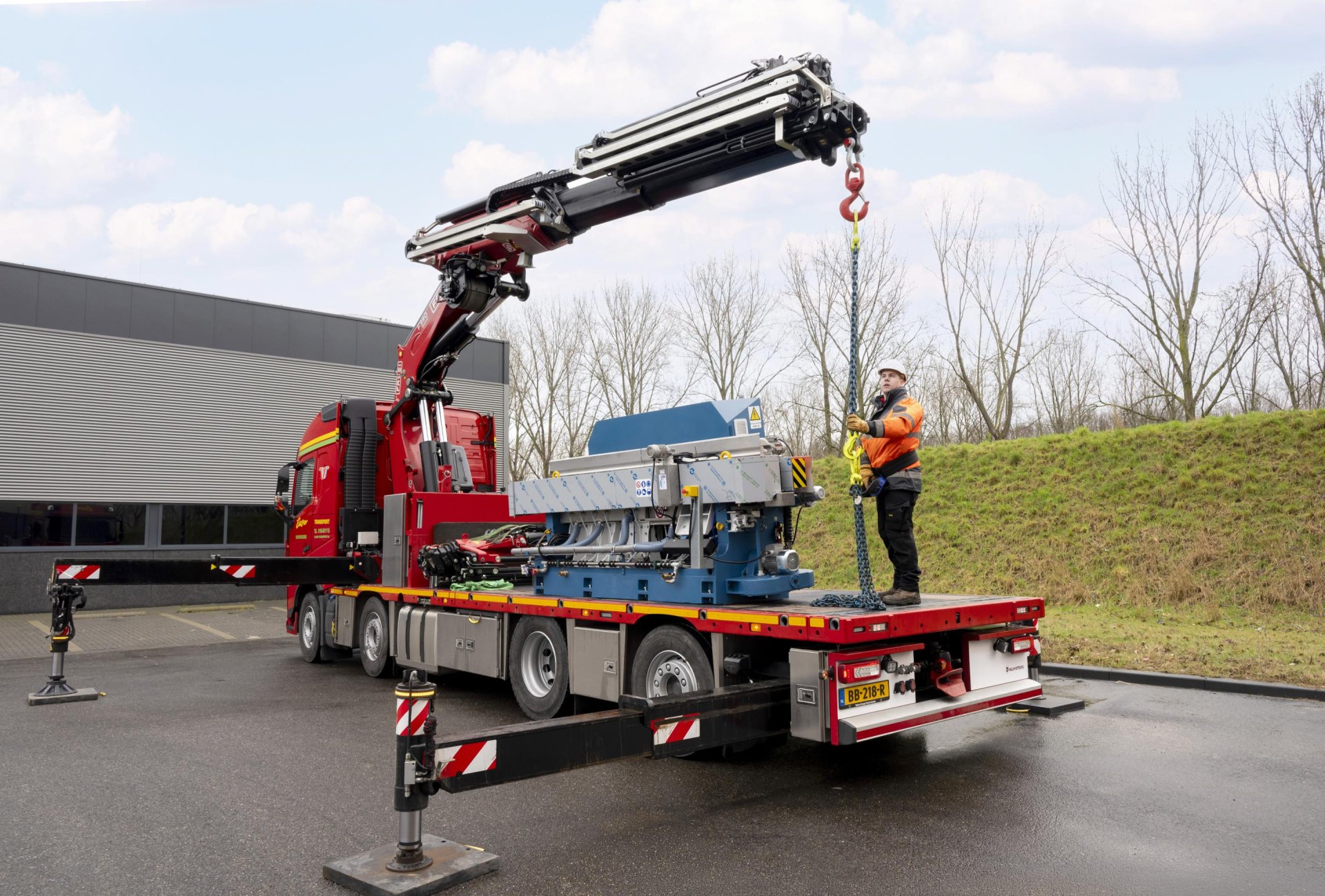 Autolaadkraan Euser Speciaal Transport