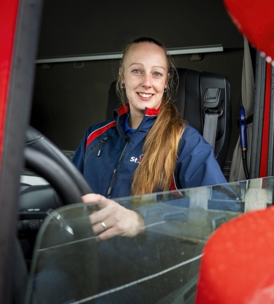 Annemarie de Ruiter - chauffeur bij St vd Brink